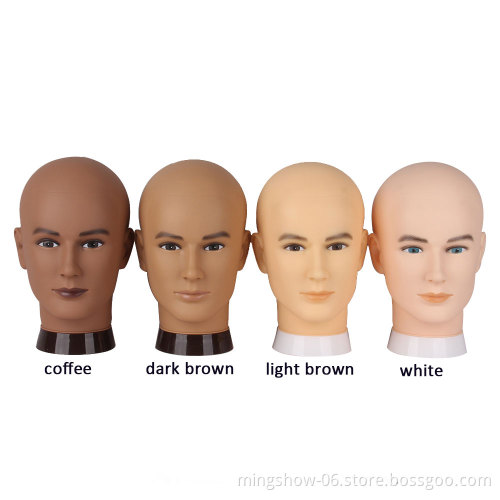 Male Head Model Dummy Hat Scarf Head Mannequin Men Male Face For Hat Glasses Display Model Two Color Available